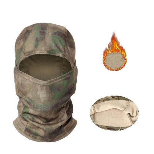 Cagoule Militaire Thermique Chaude,Masque Facial De Ski,Vélo,Cyclisme,Html,Airsoft,Camouflage,Chapeaux,Écharpe,506