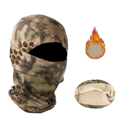 Cagoule Militaire Thermique Chaude,Masque Facial De Ski,Vélo,Cyclisme,Html,Airsoft,Camouflage,Chapeaux,Écharpe,506