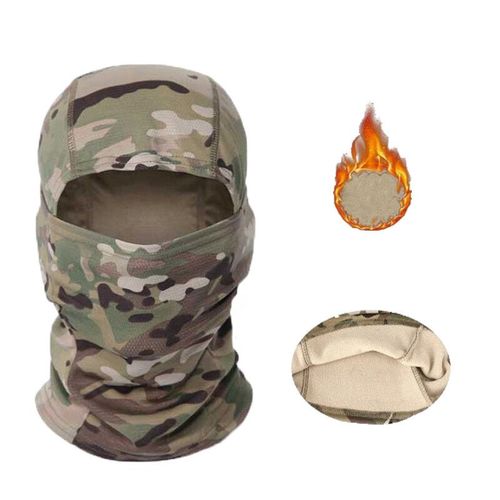 Cagoule Militaire Thermique Chaude,Masque Facial De Ski,Vélo,Cyclisme,Html,Airsoft,Camouflage,Chapeaux,Écharpe,506
