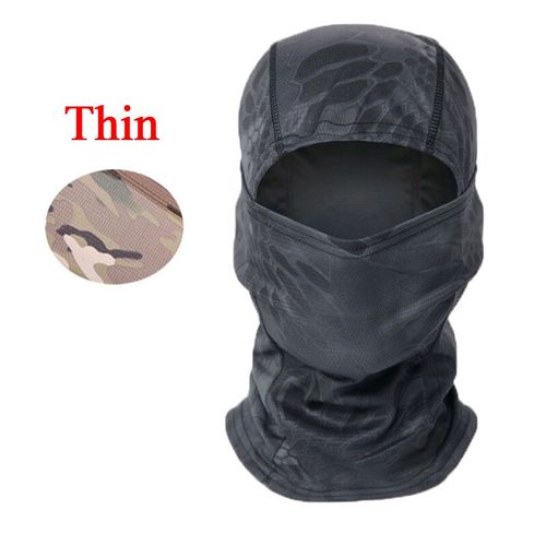 Cagoule Militaire Thermique Chaude,Masque Facial De Ski,Vélo,Cyclisme,Html,Airsoft,Camouflage,Chapeaux,Écharpe,506
