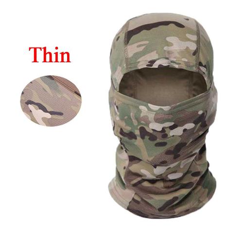 Cagoule Militaire Thermique Chaude,Masque Facial De Ski,Vélo,Cyclisme,Html,Airsoft,Camouflage,Chapeaux,Écharpe,506