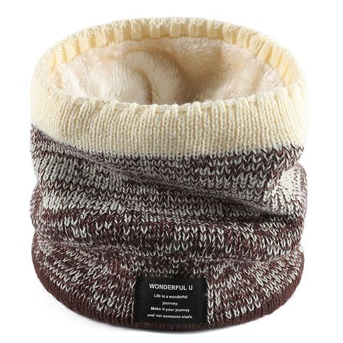 Écharpe Chaude En Cachemire Pour Hommes Et Femmes,Cache-Cou Monochrome,Anneau De Sourire,Bandana,Mouchoir Chaud,Masque De Ski,Optique,Hiver
