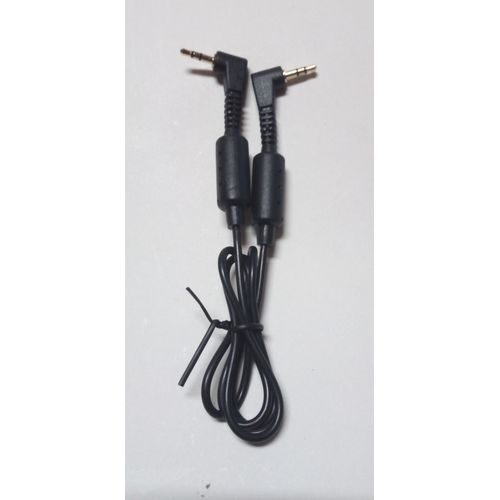 Cable double Jack mâle stéréo 2,5mm audio stéréo cordon 0.5 m