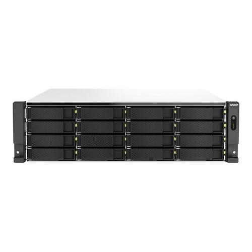 QNAP TS-H2287XU-RP - Serveur NAS - 22 Baies - rack-montable - SATA 6Gb/s - RAID RAID 0, 1, 5, 6, 10, 50, JBOD, 60 - RAM 64 Go - 2.5 Gigabit Ethernet / 10 Gigabit Ethernet - iSCSI support - 3U