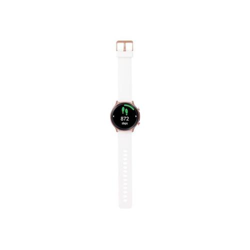 Doro Watch - Rose - Montre Intelligente Avec Bracelet - Silicone Tpu - Blanc - Affichage 1.28" - Bluetooth - 45 G