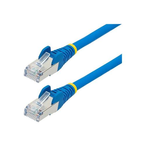 StarTech.com 7m CAT6a Ethernet Cable - Blue - Low Smoke Zero Halogen (LSZH) - 10GbE 500MHz 100W PoE++ Snagless RJ-45 w/Strain Reliefs S/FTP Network Patch Cord - Cordon de raccordement - RJ-45 (M)...