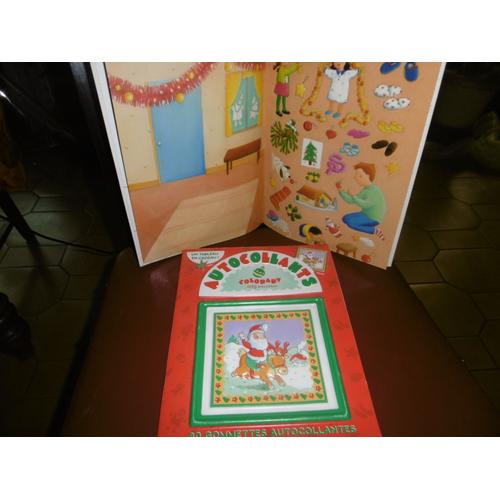 Coloriage Et Autocollants Colobaby Noel Pour Enfants M.F.G. 2159