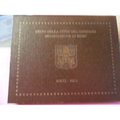 Coffret Vatican - Euros 2011 - Pontificat Benoit Xvi -Neuf - Idéal Cadeau Noël