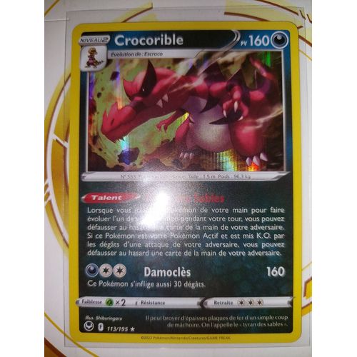 Crocorible 113/195 Holo. Tempête Argentée.
