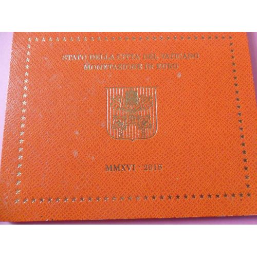 Coffret Vatican - Euros 2016- Pontificat Pape Francois -Neuf - Idéal Cadeau Noël