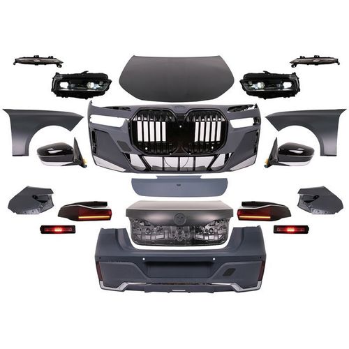 Kit Carrosserie Pare-Chocs Pour Bmw Série 7 F01 08-15 Conversion G70 Look Phares