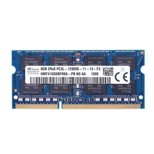 DDR3 8GB 12800 1600 MHz 1.35V RAM de MéMoire pour Portable Notebook SODIMM 204-Pin Basse Tension Double Canal Non ECC