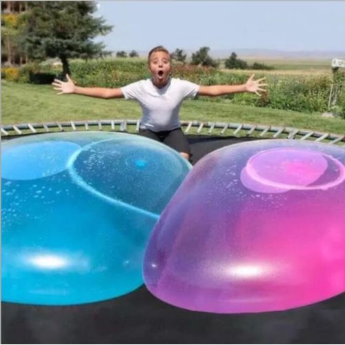 Balle À Bulles Tpr Jouets Pour Enfants Balle Gonflable Grande Balle Gonflable Remplie D'eau Balle À Bulles 3pcs