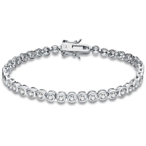 Bracelet Femme Bijoux Gioiapura Tennis Club Mesure 18 Cm ?L?Gant Cod. Ins026br004rhwh-18 Gioiapura