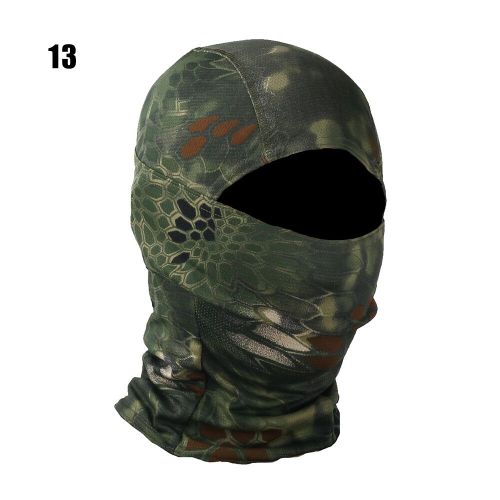 Cagoule De Camouflage Tactique,Écharpe Complète,Ski,Cyclisme,Masque Complet,Couvre-Visage,Chauffe-Tête,Casquette Airsoft,Doublure De Casque