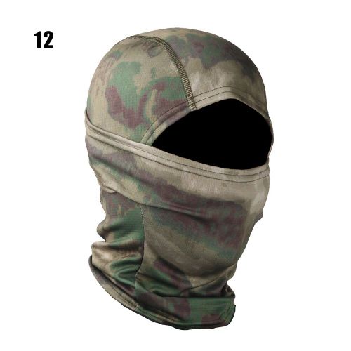 Cagoule De Camouflage Tactique,Écharpe Complète,Ski,Cyclisme,Masque Complet,Couvre-Visage,Chauffe-Tête,Casquette Airsoft,Doublure De Casque