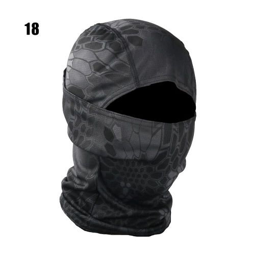 Cagoule De Camouflage Tactique,Écharpe Complète,Ski,Cyclisme,Masque Complet,Couvre-Visage,Chauffe-Tête,Casquette Airsoft,Doublure De Casque