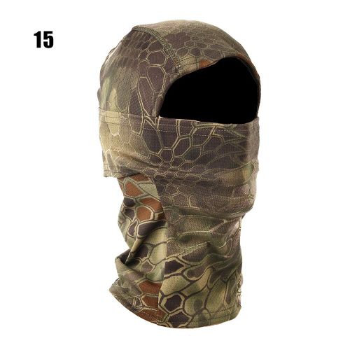 Cagoule De Camouflage Tactique,Écharpe Complète,Ski,Cyclisme,Masque Complet,Couvre-Visage,Chauffe-Tête,Casquette Airsoft,Doublure De Casque