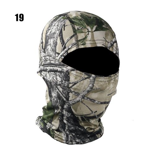 Cagoule De Camouflage Tactique,Écharpe Complète,Ski,Cyclisme,Masque Complet,Couvre-Visage,Chauffe-Tête,Casquette Airsoft,Doublure De Casque