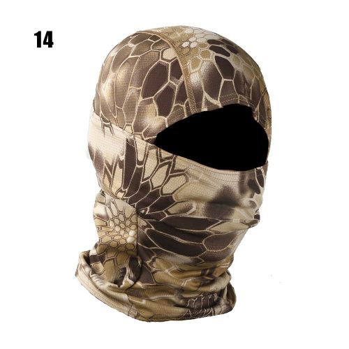 Cagoule De Camouflage Tactique,Écharpe Complète,Ski,Cyclisme,Masque Complet,Couvre-Visage,Chauffe-Tête,Casquette Airsoft,Doublure De Casque