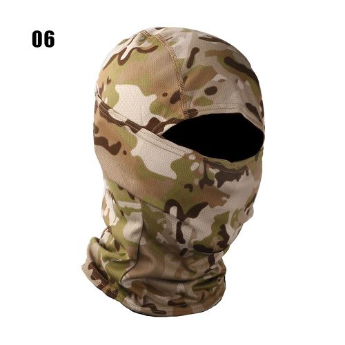 Cagoule De Camouflage Tactique,Écharpe Complète,Ski,Cyclisme,Masque Complet,Couvre-Visage,Chauffe-Tête,Casquette Airsoft,Doublure De Casque