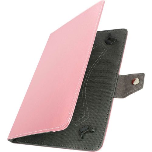 Housse Avizar Tablettes 10'' Effet Cuir Vieilli Rose