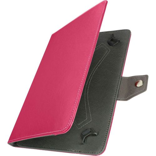 Housse Avizar Tablette 10'' Effet Cuir Vieilli Fuschia