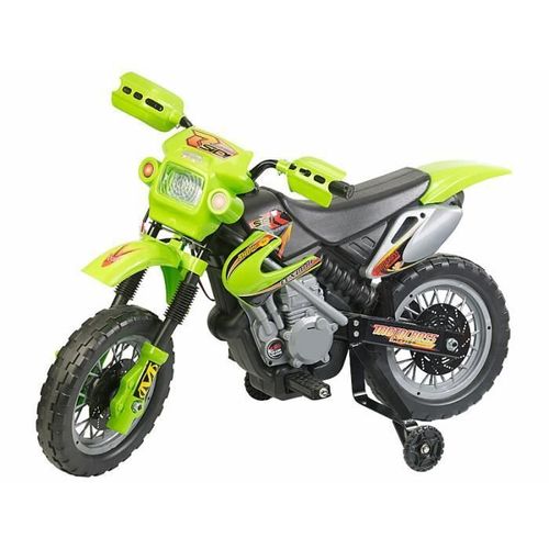 Moto Électrique Enfant Avec Roues D'entraînement, Effets Sonores Et Lumineux