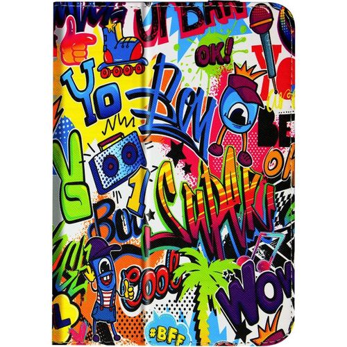 Housse Avizar Tablette 10'' Clapet Stand Motif Street