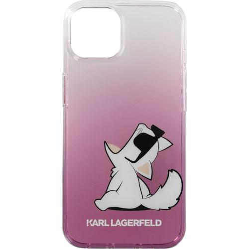 Coque Karl Lagerfeld Iphone 13 Pro Avec Choupette Fun Rose