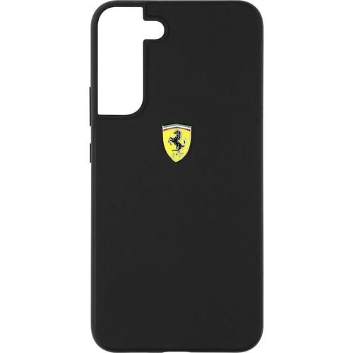 Coque Ferrari Samsung S22+ Imprimé Logo Ferrari Noir