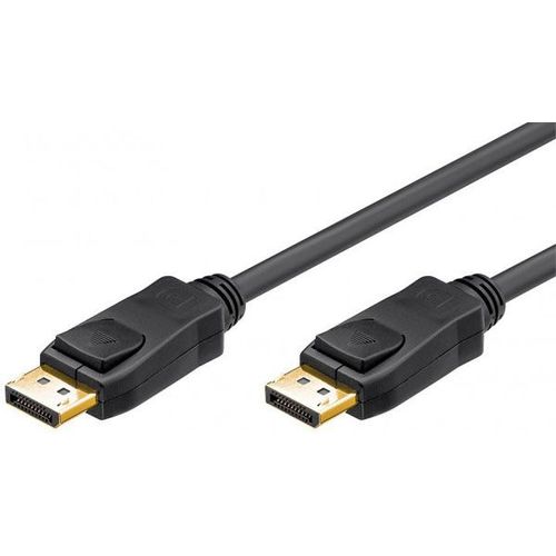 goobay Câble DisplayPort DisplayPort (M) pour DisplayPort (M) 1 m verrouillé noir