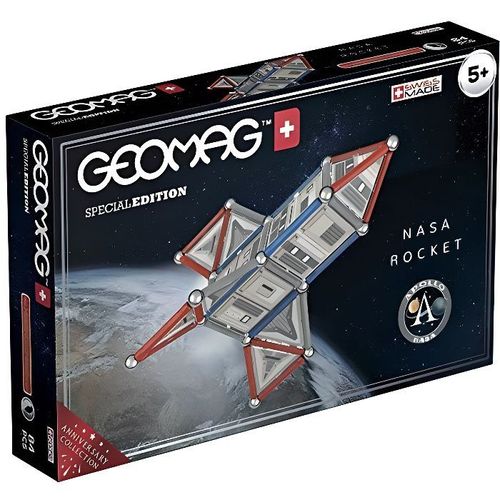 Geomag Jeu De Construction Magnétique Nasa Rocket 84 Pièces Special Edition - 0871772008101