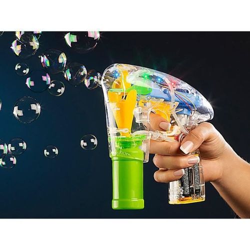 Pistolet À Bulles Lumineux - Infactory - Jouet - Intérieur - Enfant - 3 Ans Et Plus - 3 Led Colorées