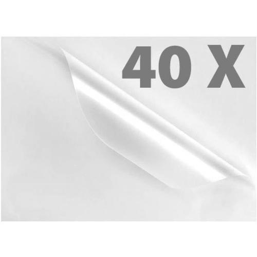 40 Pochettes De Plastification - A4 - 80 Mic