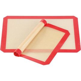 2 tapis de cuisson antiadhésifs en silicone sans BPA