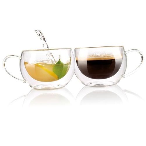 2 Tasses À Thé Ou Café Double Paroi