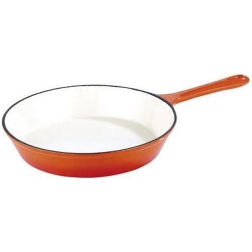 Poêle En Fonte Émaillée - Tornwald-Schmiede - 26 Cm - Blanc - Tous Feux Dont Induction - Fixe