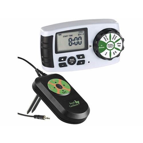 Programmateur d'arrosage BWC-400 avec capteur d'humidité au sol