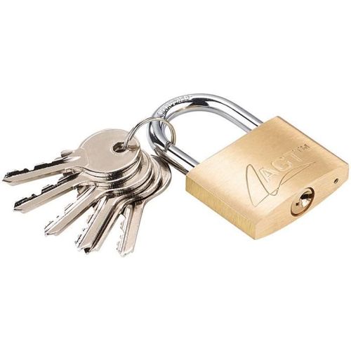 Cadenas à clé en laiton - 43 mm