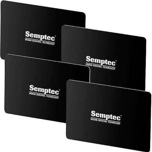 4 cartes de protection RFID & NFC format carte bancaire