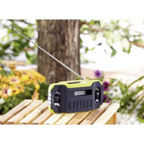Radio AM/FM solaire multifonction Inovaxion INONC7044