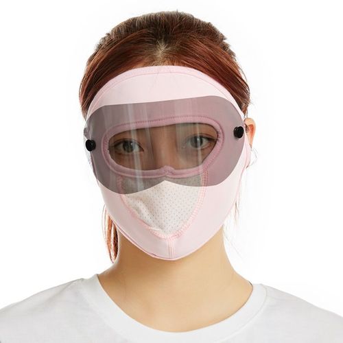 Masque De Protection Solaire En Soie Glacée Pour Femmes Et Filles,Protection Faciale Anti Uv,Anti-Poussière,Respirante,Pour Sport De Plein Air,Cyclisme,Pour Oreilles Suspendues