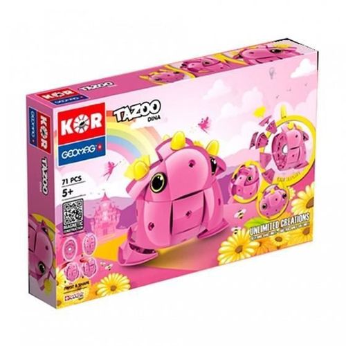 Geomag Kor Tazoo Dina Roze 71 Pcs
