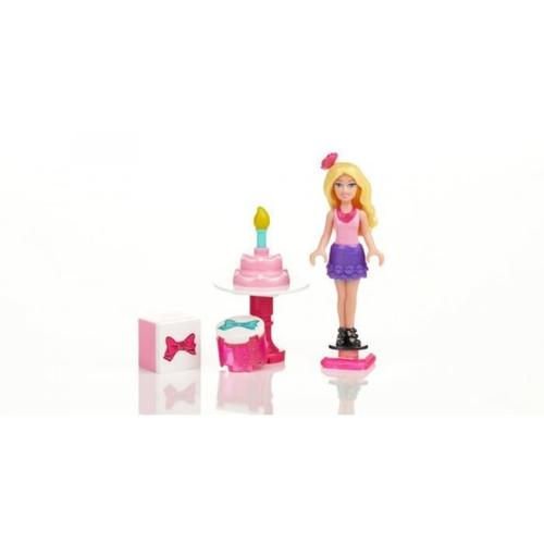 Jeu De Construction - Mega Bloks - Kit D'accessoires Barbie Build'n Style - Super Fête Chez Barbie - 23 Pièces
