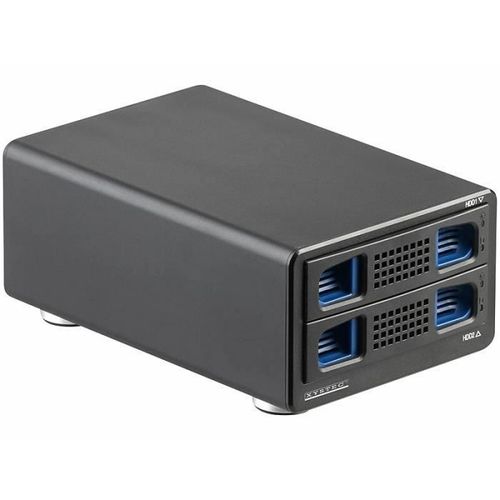 Boîtier USB 3.0 pour 2 disques durs SATA 2,5" et 3,5"