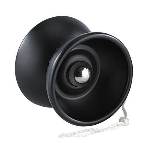 Yo-Yo Deluxe Professionnel En Acier Brossé Noir Mat