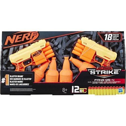 Nerf Action Ner Alpha Strike Fang Qs 4 Duel Tgt Set