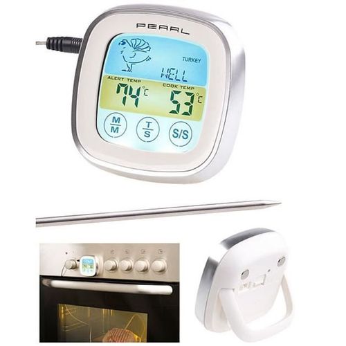 Thermomètre À Viande Numérique Avec Écran Tactile, Jusqu'à 250°C