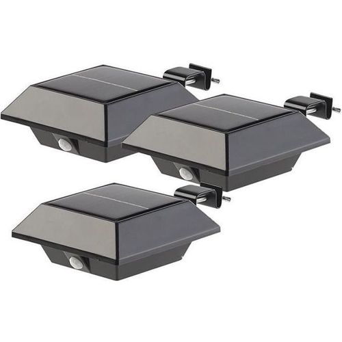 Lampe Solaire À Led Pour Gouttière 160 Lm / 2 W Avec Capteur Pir - Lunartec